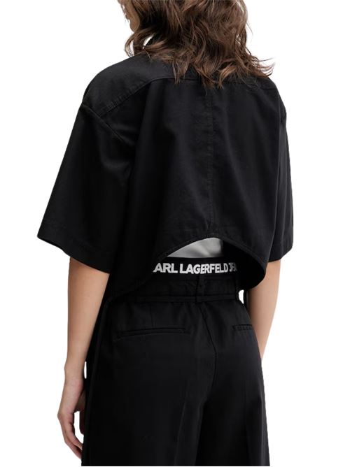 Camicia utility con allacciatura Karl Lagerfeld jeans | B2W11021999
